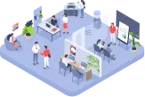 large scale office